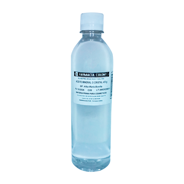 Aceite Mineral O Cristal 432 Gramos